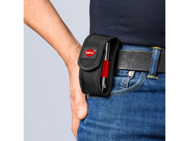 Knipex Wasserpumpenzange Set, XS, 100 mm XS-Zangenschlüssel und Cobra XS-Wasserpumpenzange in praktischer Gürteltasche