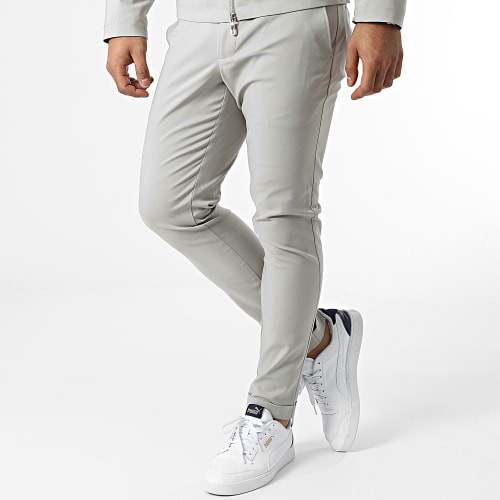Ensemble Pantalon Veste ZY1106 Gris Clair