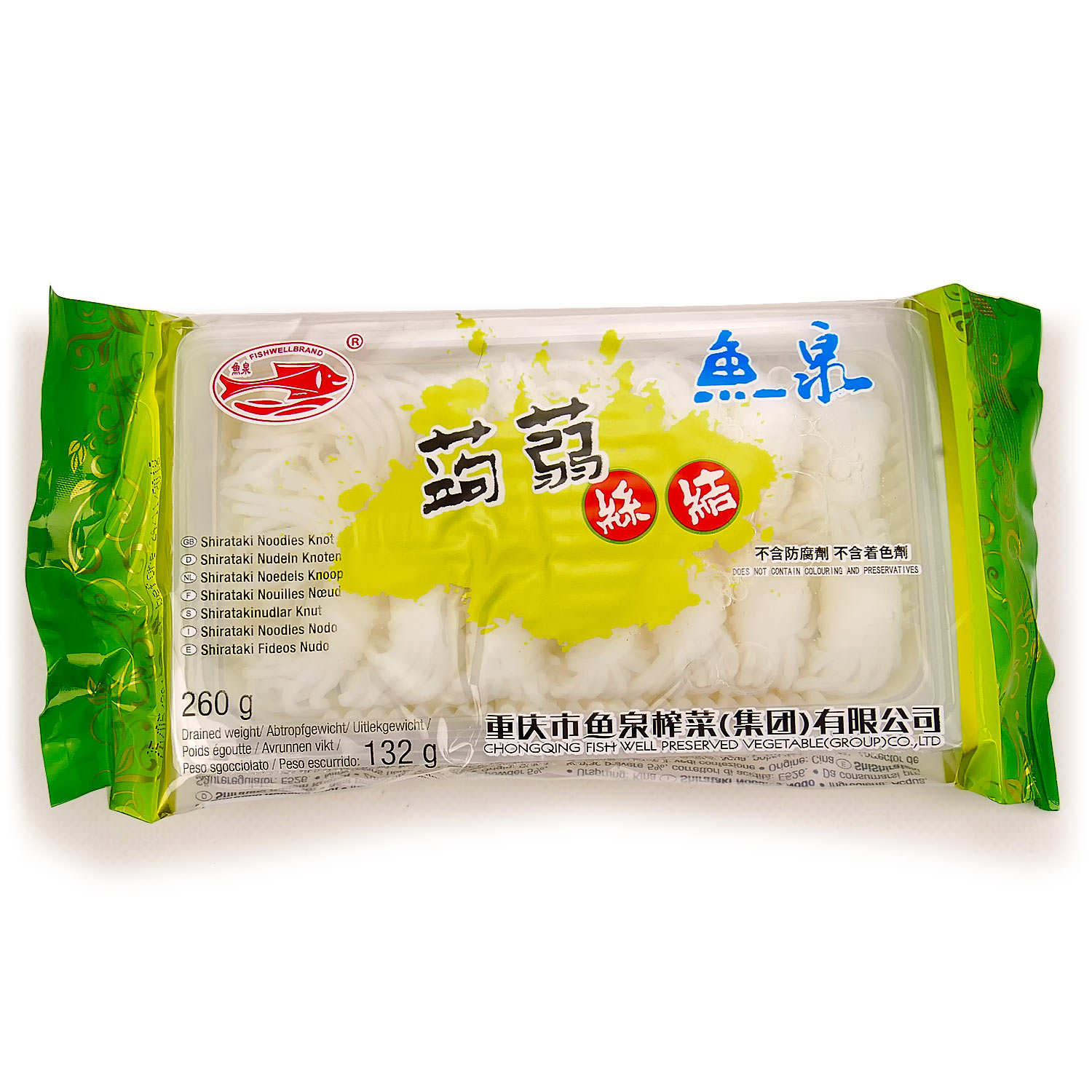 Petits spaghettis de Konjac en nids