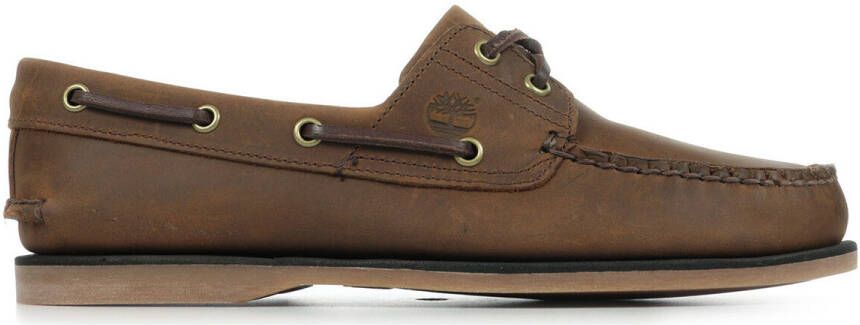 Timberland Classic Boat nubuck bootschoenen bruin