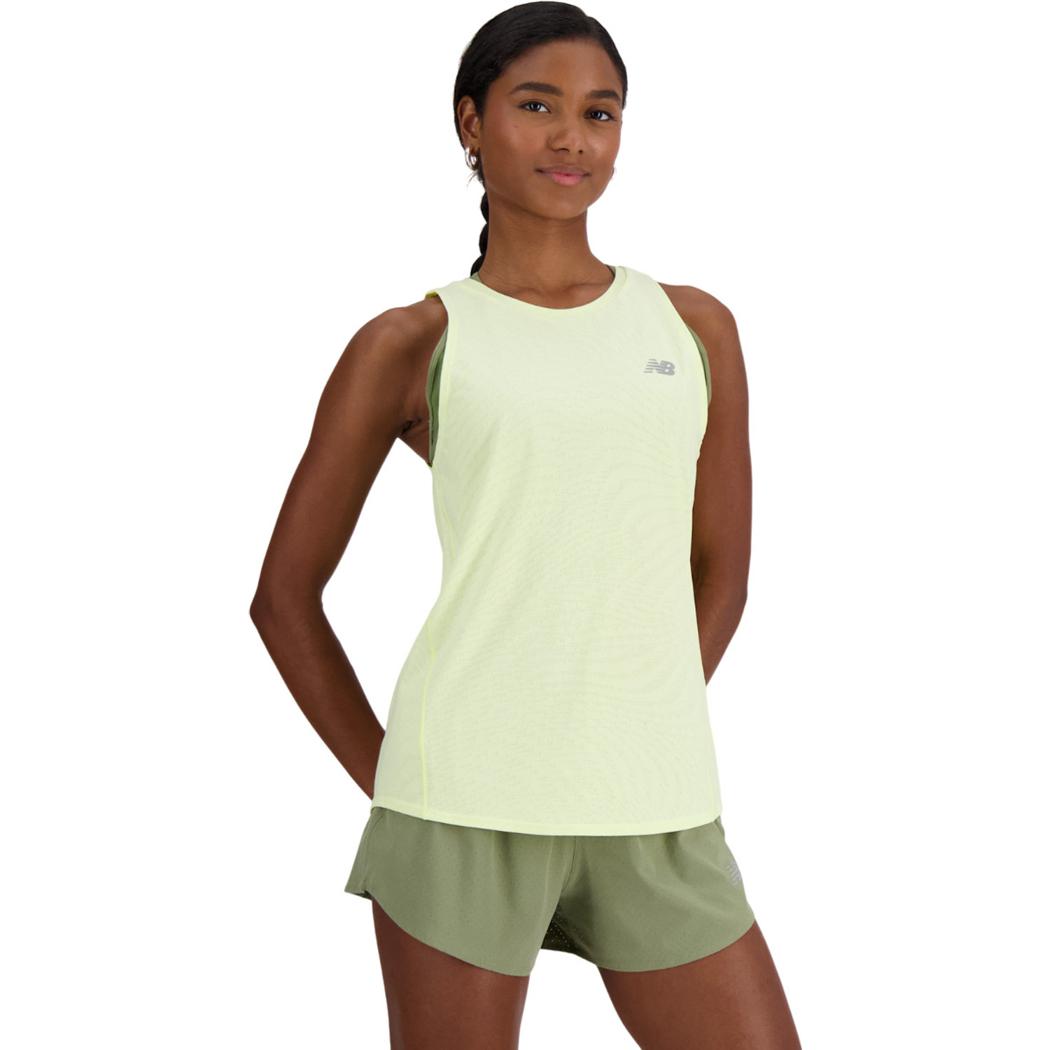 New Balance Jacquard Singlet Dames