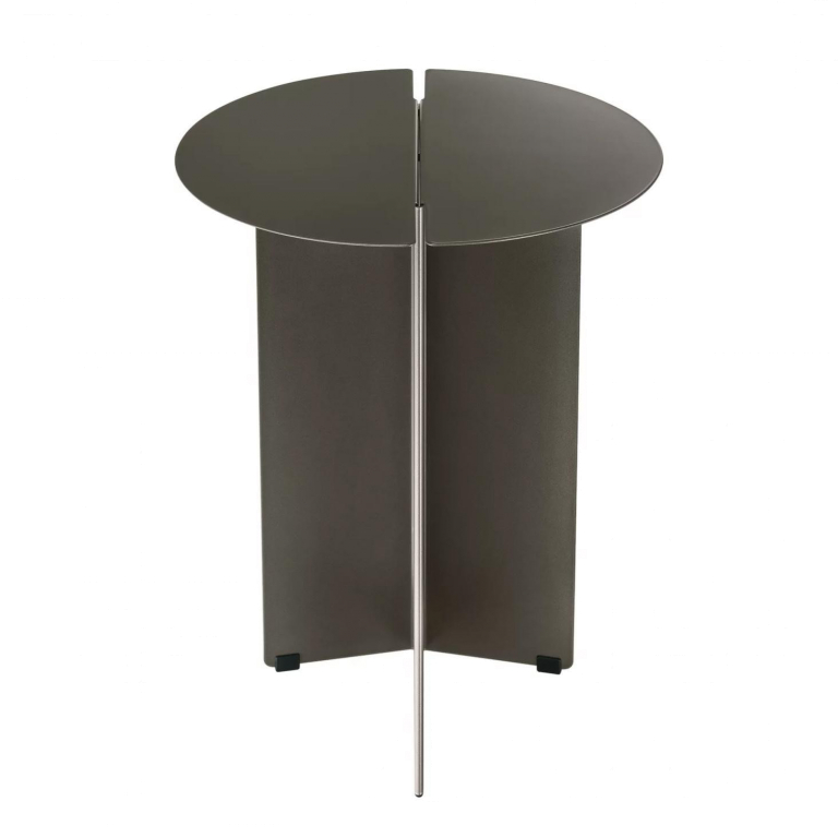 Blomus Oru bijzettafel Ø35 Burned Metal