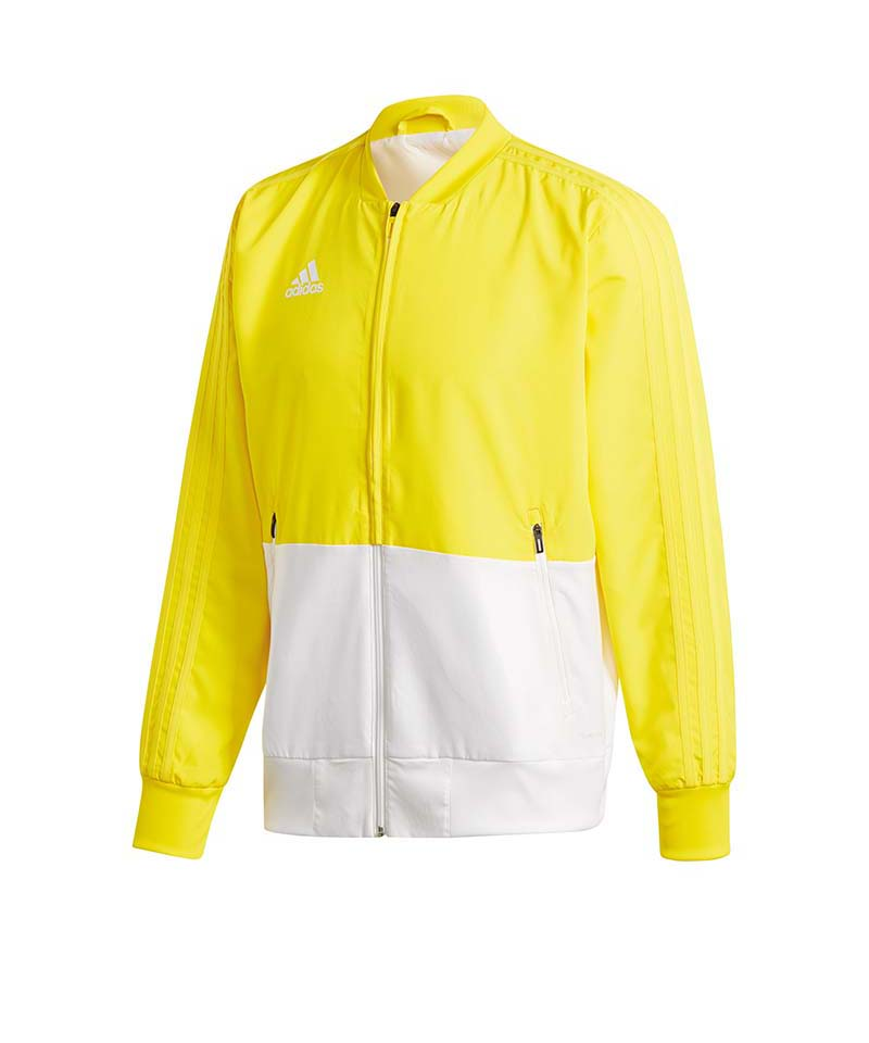 adidas Condivo 18 Präsentationsjacke Gelb Weiss