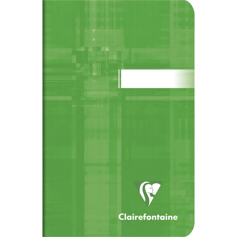 Carnet piqué Clairefontaine metric 9 x 14 cm assorti ligné - 96 pages