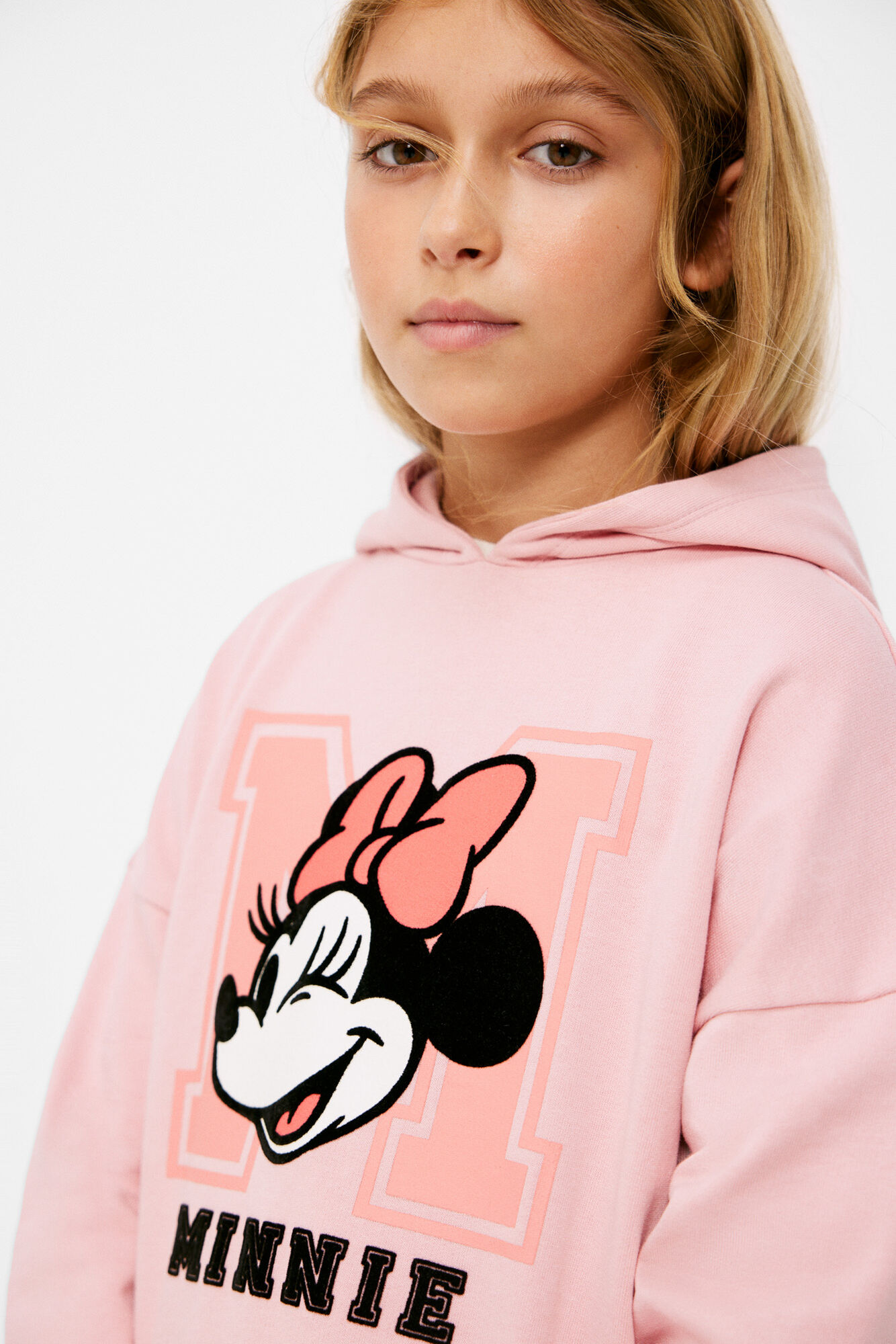 Moletom com capuz da Minnie Mouse para meninas