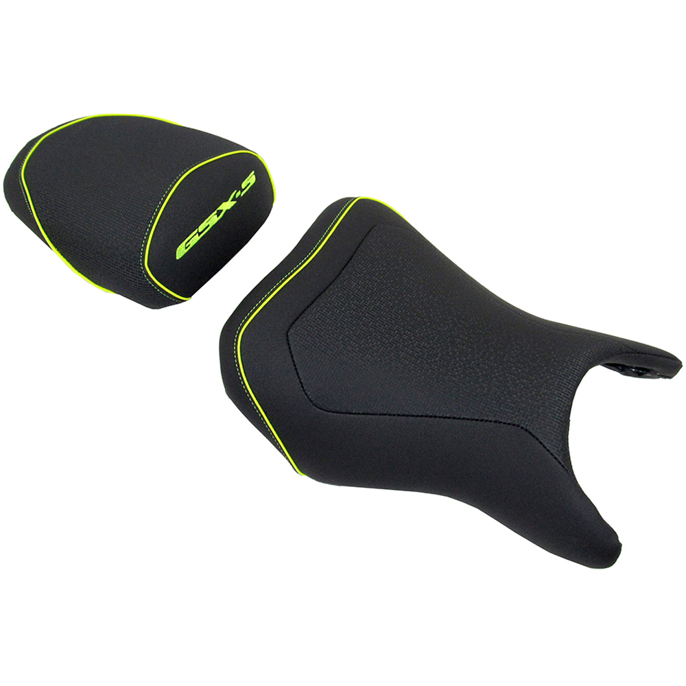 Bagster - Selle Ready Suzuki GSX-S 750 (2017-2020) Noir / Jaune fluo