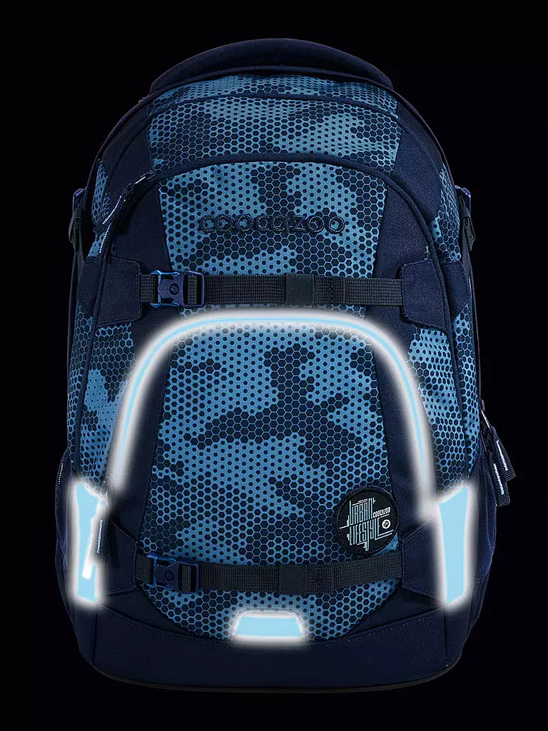 COOCAZOO Schulrucksack MATE GEOMETRIC SKY dunkelblau