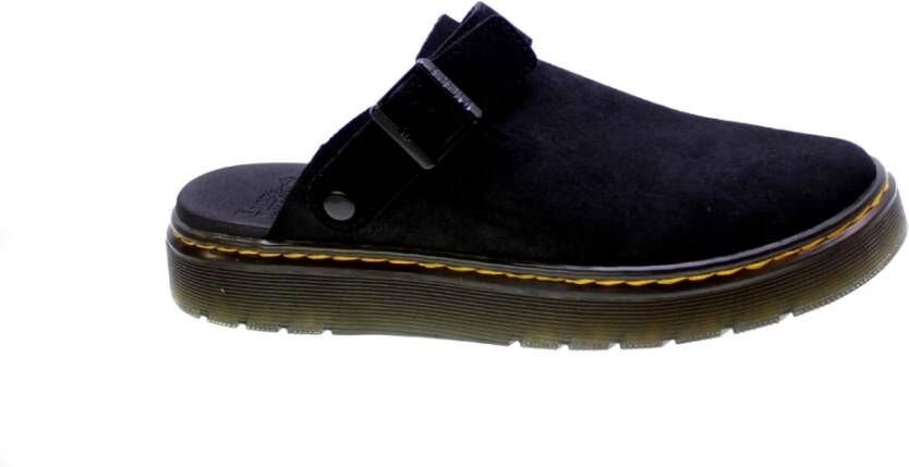 Dr martens Carlson black | muiltjes van suède Zwart Suede Muiltjes Dames