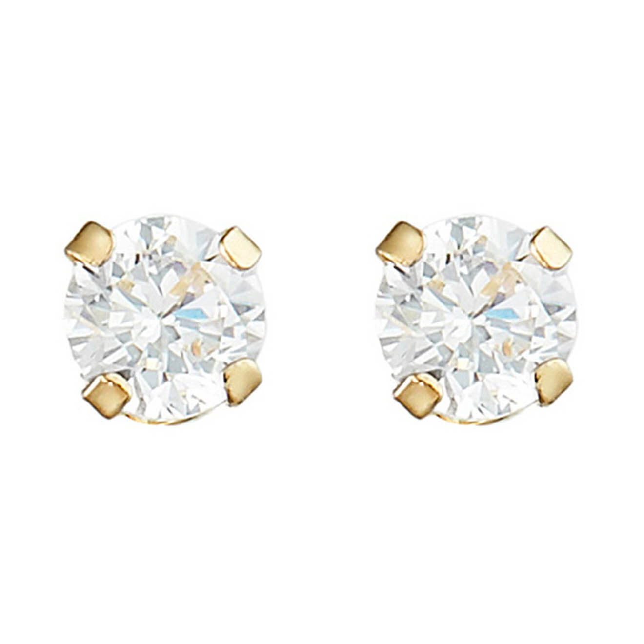 Instant d'Or Boucles d'oreilles Puces or jaune