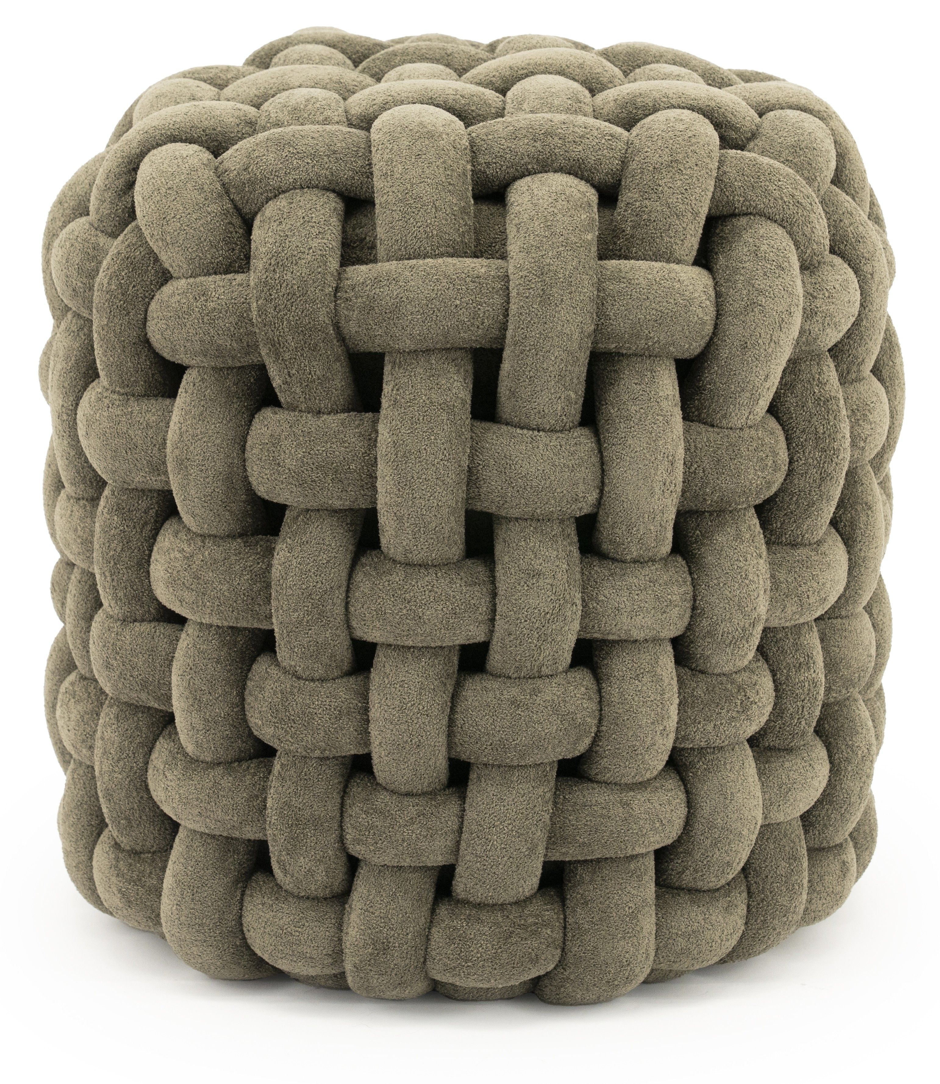 Poef Groen 250244 Poofie B44 x D44 x H44 cm
