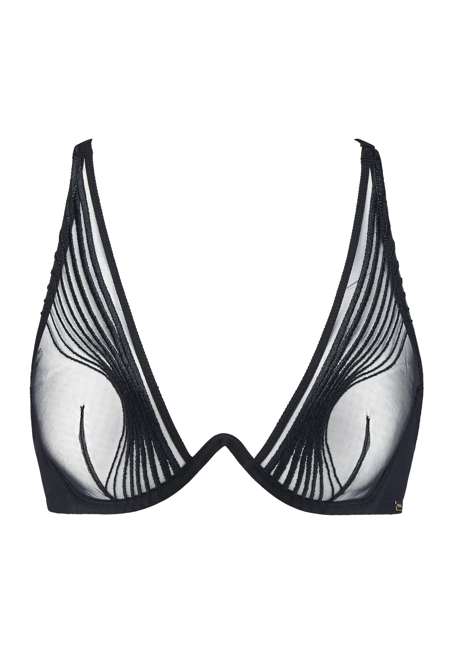 SUMPTUOUS WAVES - Soutien-gorge triangle mono-armature | Noir