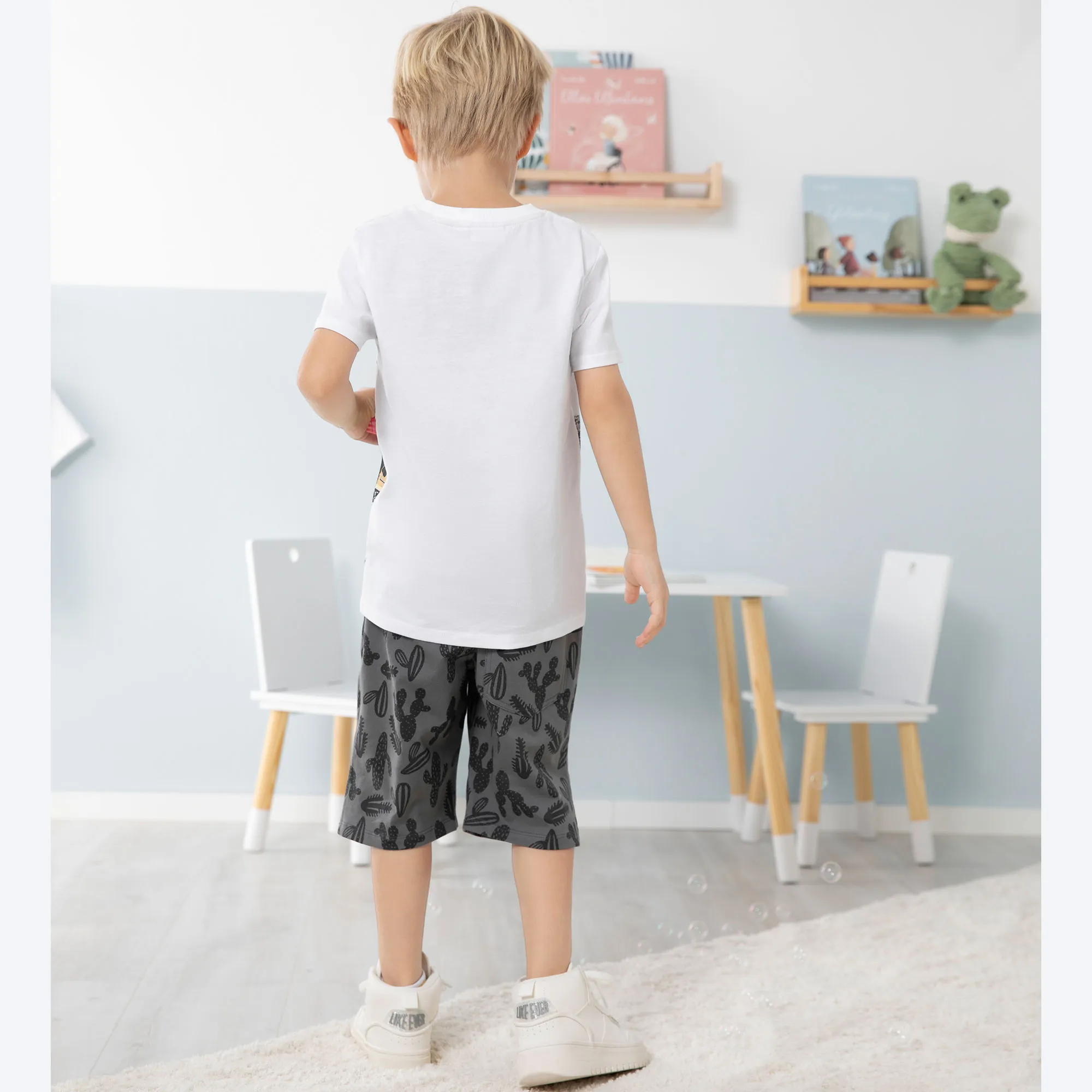Jungen-Bermudas mit Kaktus-Muster