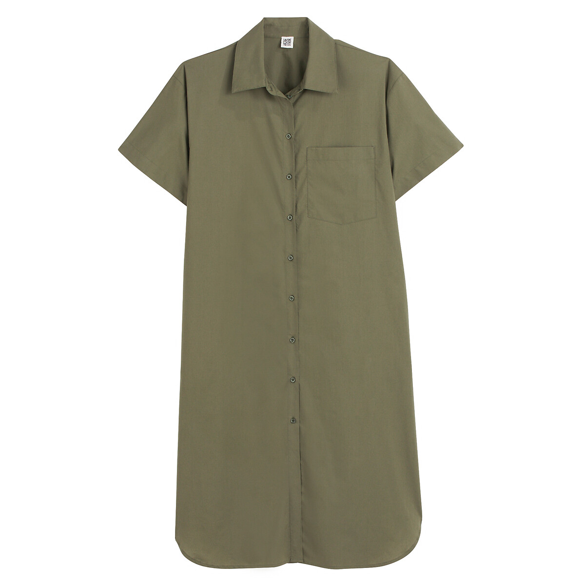 COLEÇÕES LA REDOUTE<br>Vestido camisa, mangas curtas