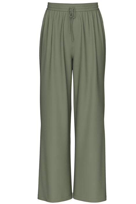 Pieces groene dames broek