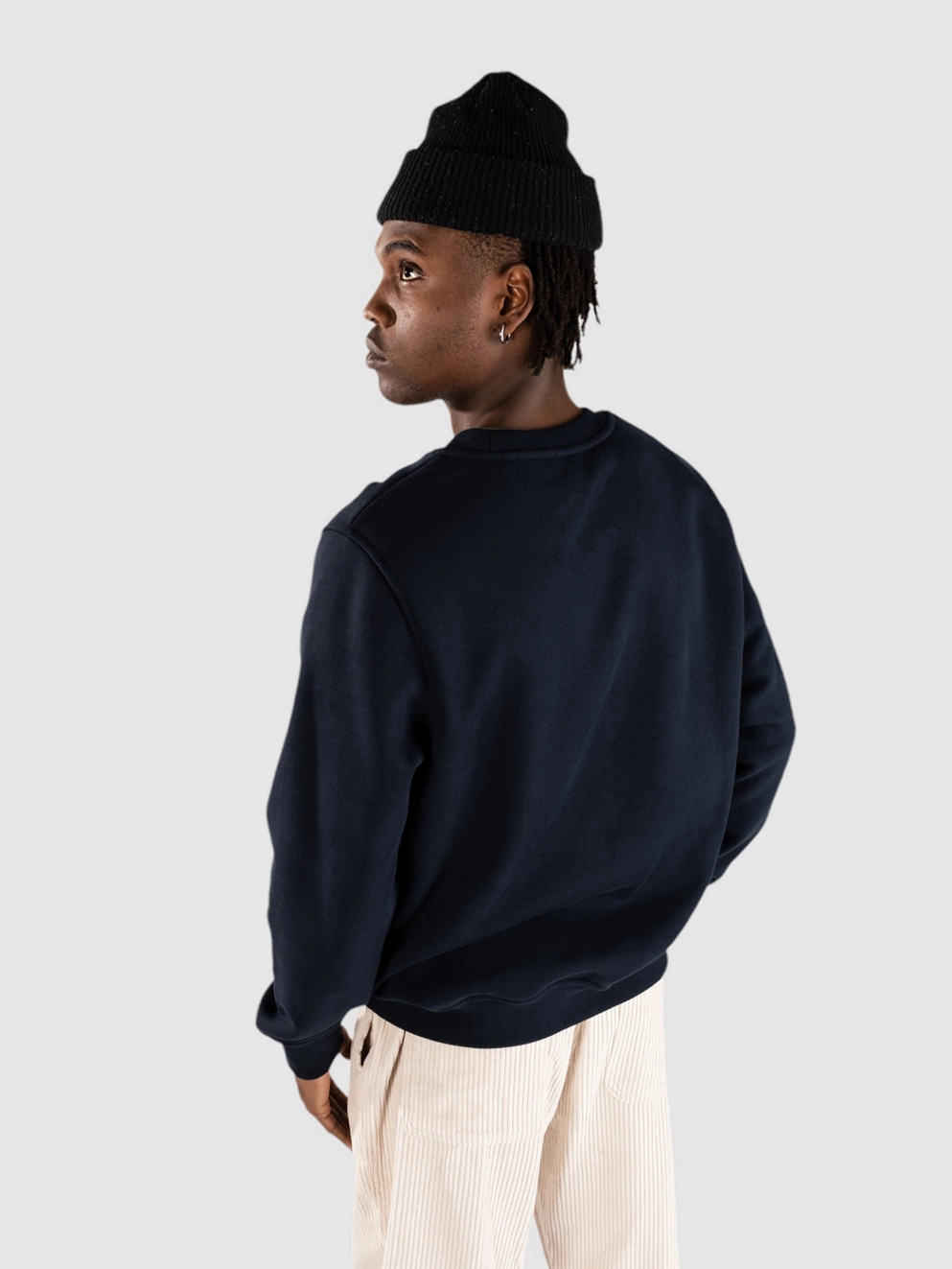 Blue Flowers Inner Thoughts Sweater ocean blue