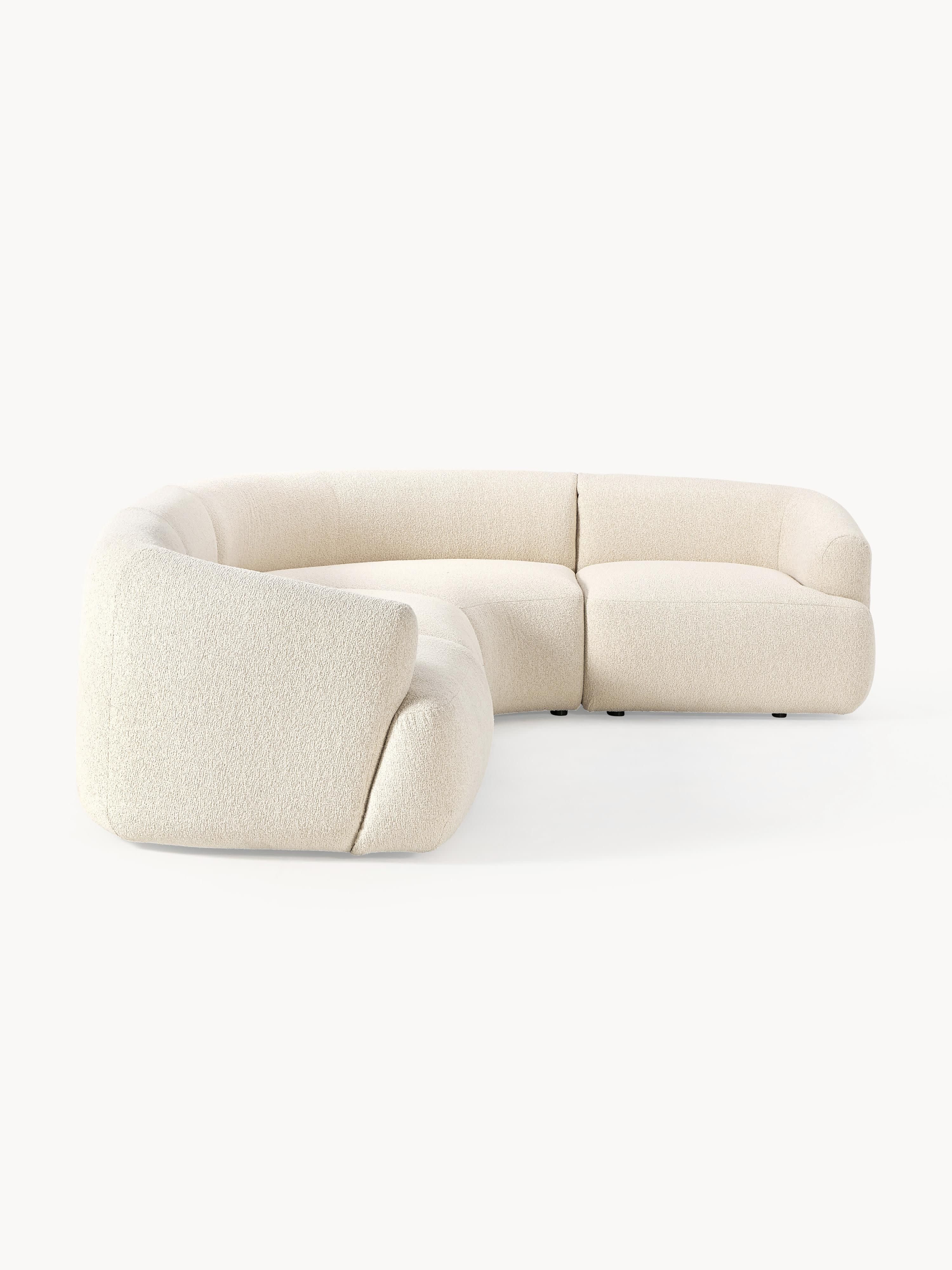 Modulaire bouclé hoekbank Sofia (4 zits)