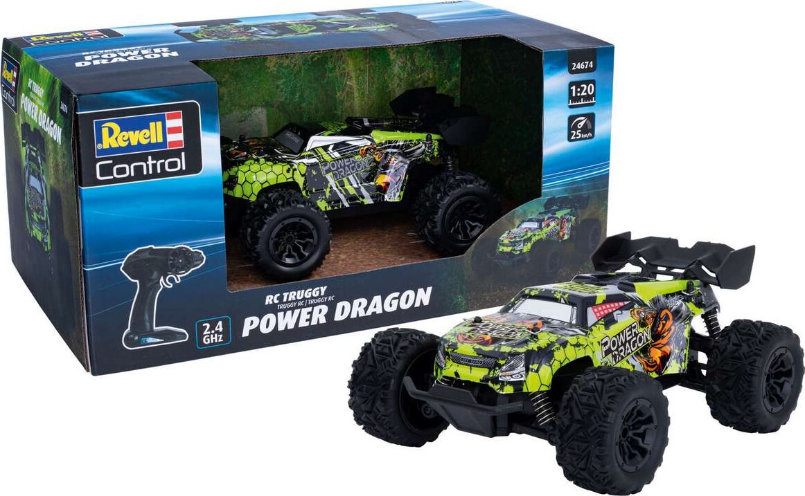 Revell - Control Rc Car Truggy Power Dragon - 1:20 - 24674