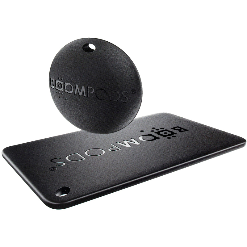 Boompods Smart Tracker Boomtag & Boomcard Bundle, 2 Stück, schwarz