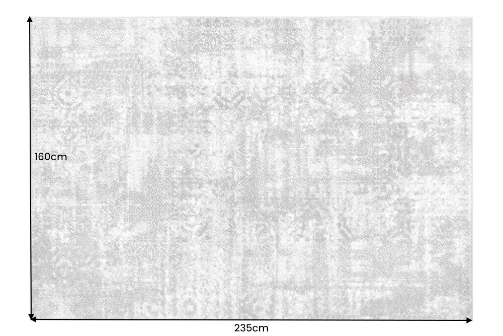 riess-ambiente Teppich CASABLANCA - 235x160cm beige creme Used-Look orientalisches Design Kurzflor