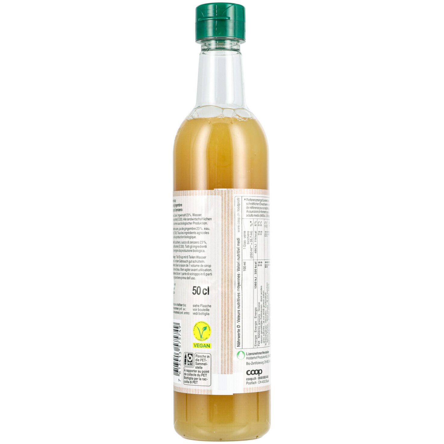 Naturaplan Bio Ingwer Sirup -50cl
