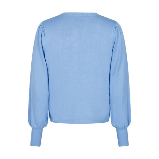 Neo Noir Rose Solid Cardigan, Sky Blue, 42