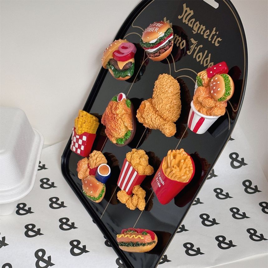 Indus - Fastfood Hars Koelkastmagneet (verschillende ontwerpen) / Set