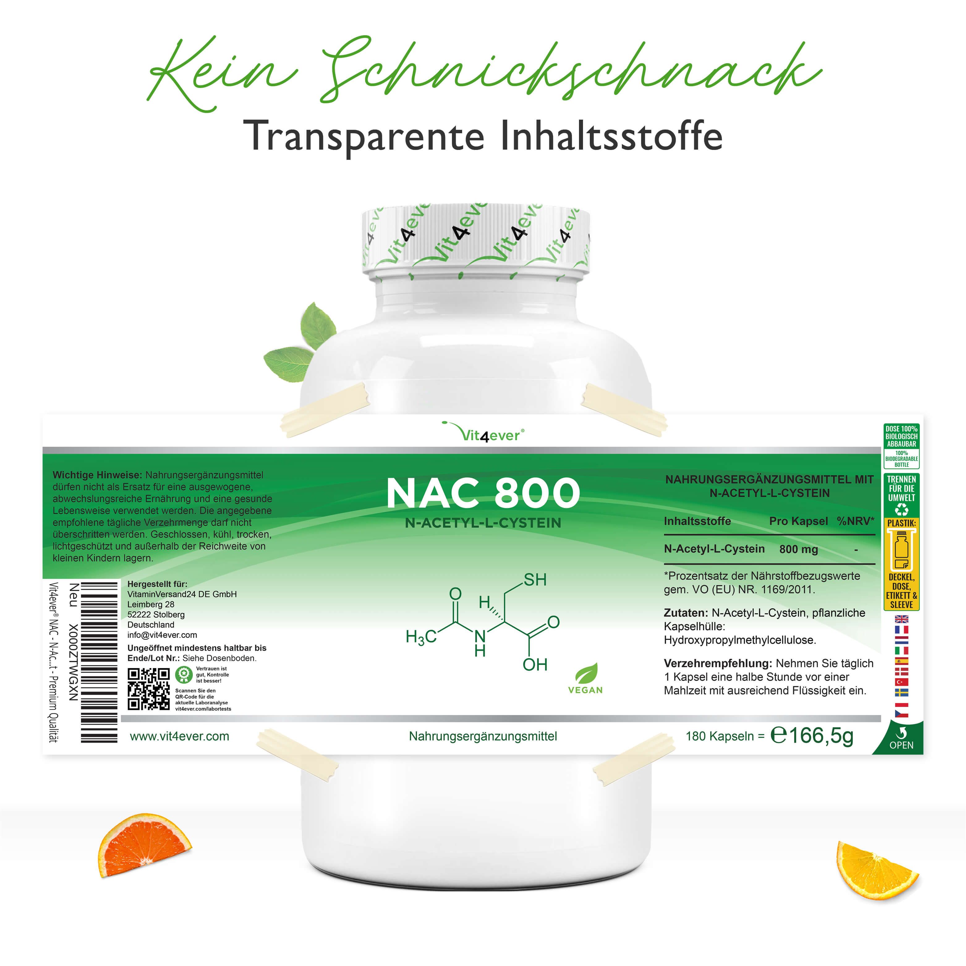 vit4ever NAC - N-Acetyl L-Cystein