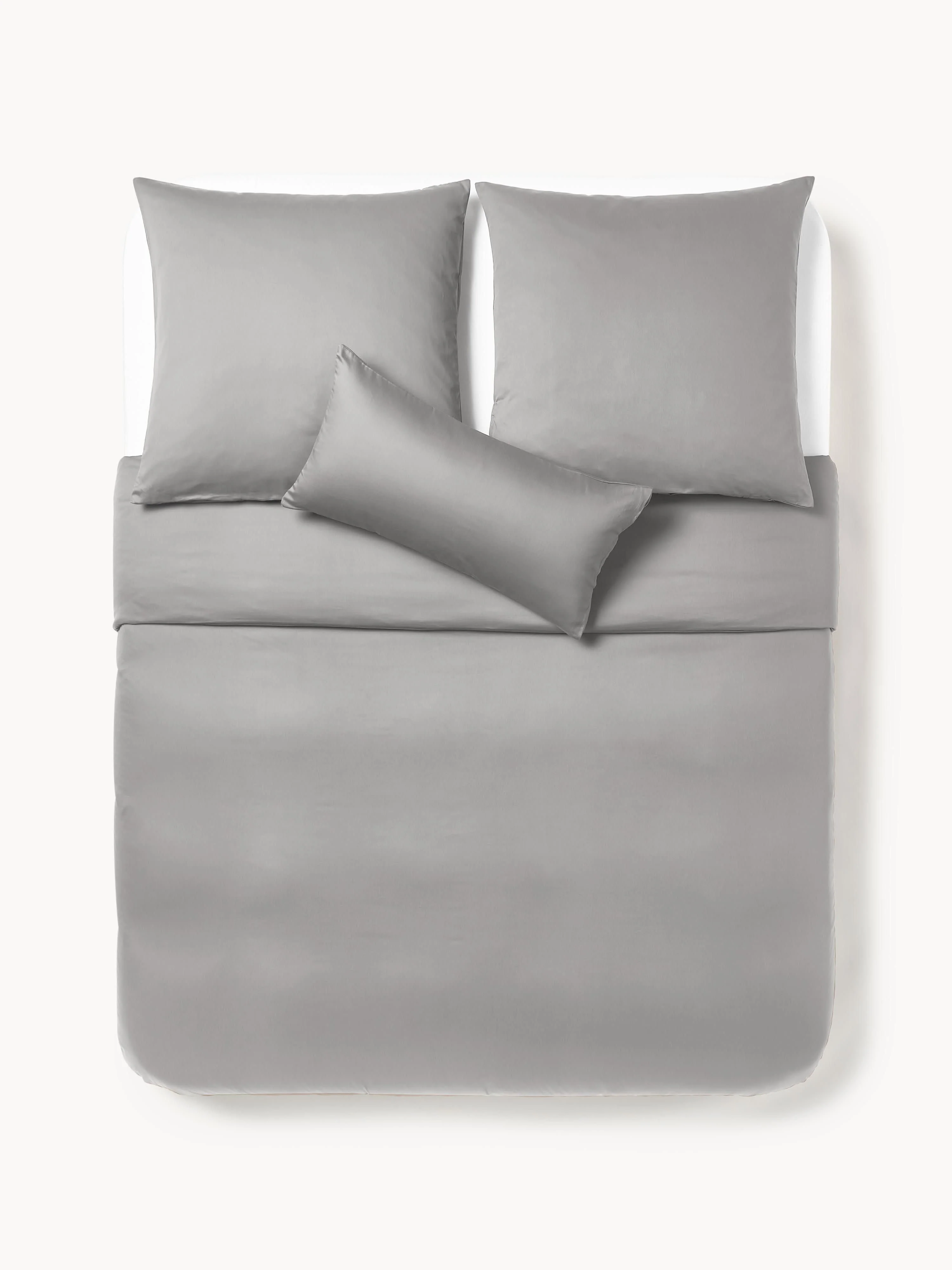 Katoensatijnen dekbedovertrek Comfort