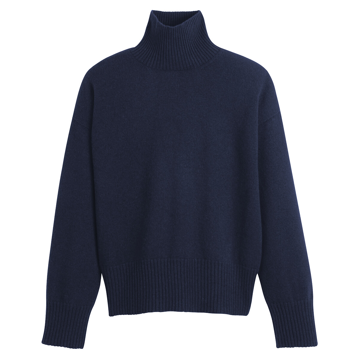COLEÇÕES LA REDOUTE<br>Trui em lã e cashmere, fabricado na França