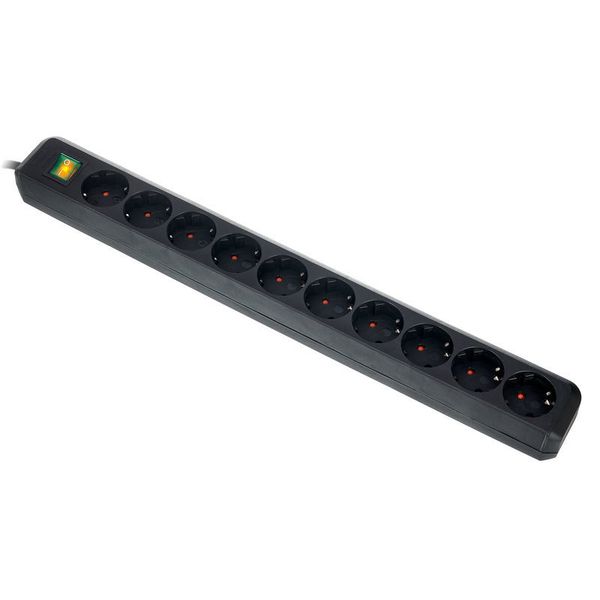 Brennenstuhl Eco-L 10 Way Split Sw 3m BK