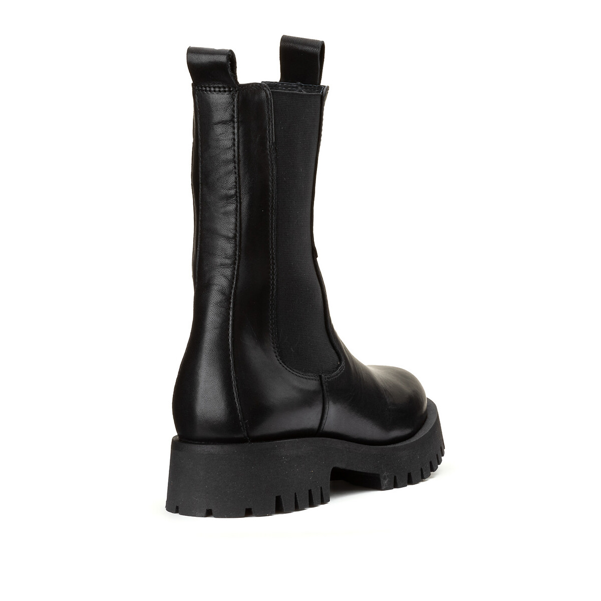 JONAK<br>Botas de couro, cano médio, Ridle