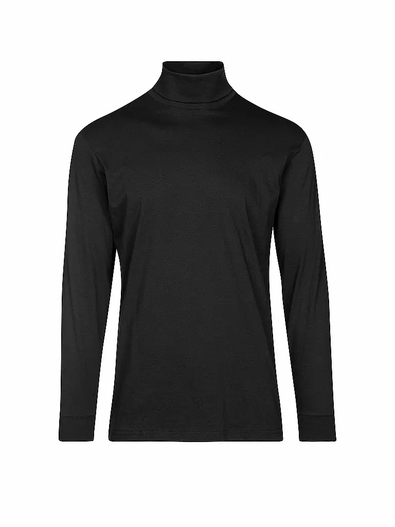RAGMAN Rollkragenshirt schwarz
