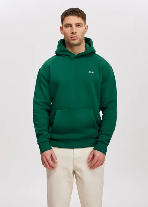 Hoodie met merk print groen (GR.COL)