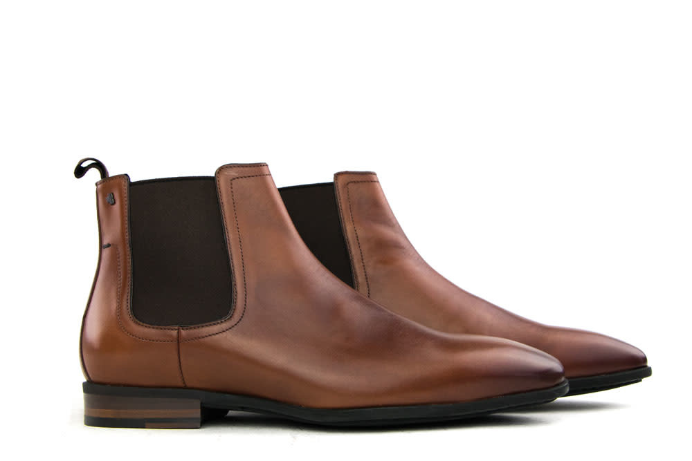 Van Bommel Chelsea Boots Cognac Sella 05.03