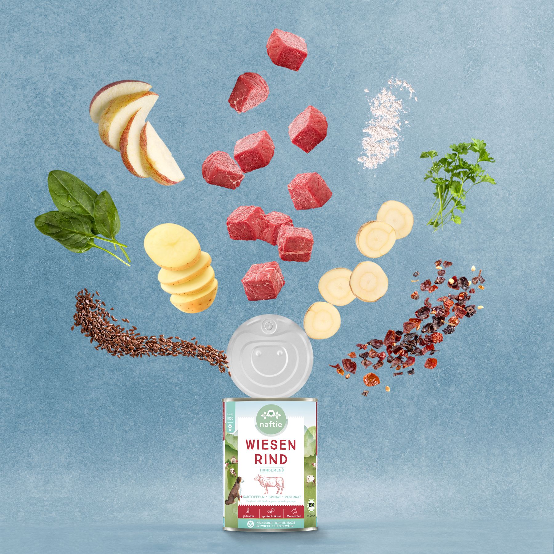 naftie Bio Wiesen Rind