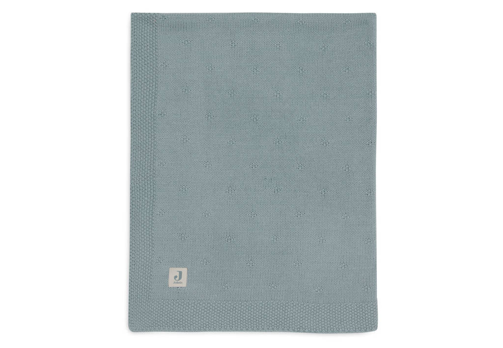ledikantdeken Cosy Knit - Sea Green