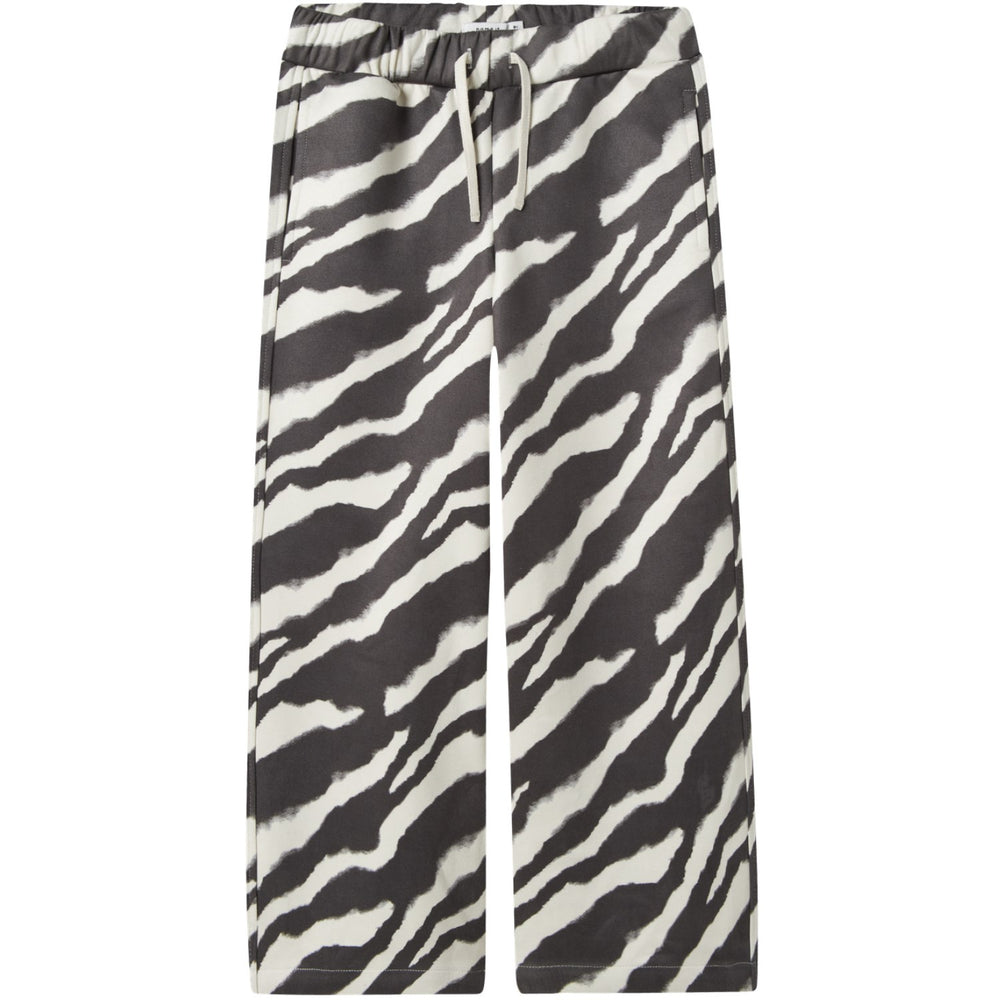 Køb Name It Black Zebra Nkfofelias Wide Bukser