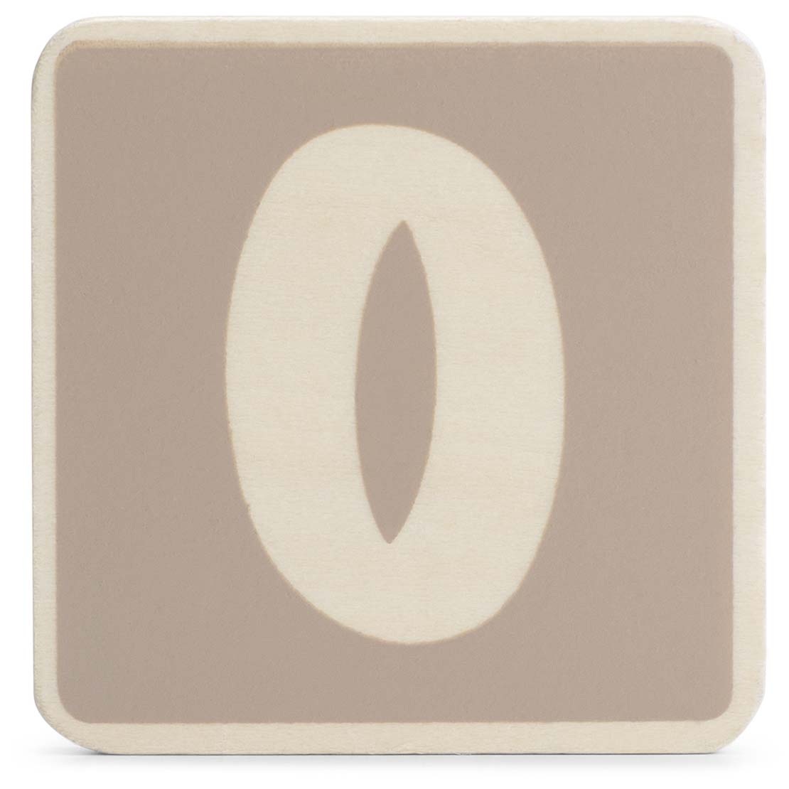 Prénatal houten namentrein letter O Taupebrown - speelgoed vanaf 0 maanden - Pré