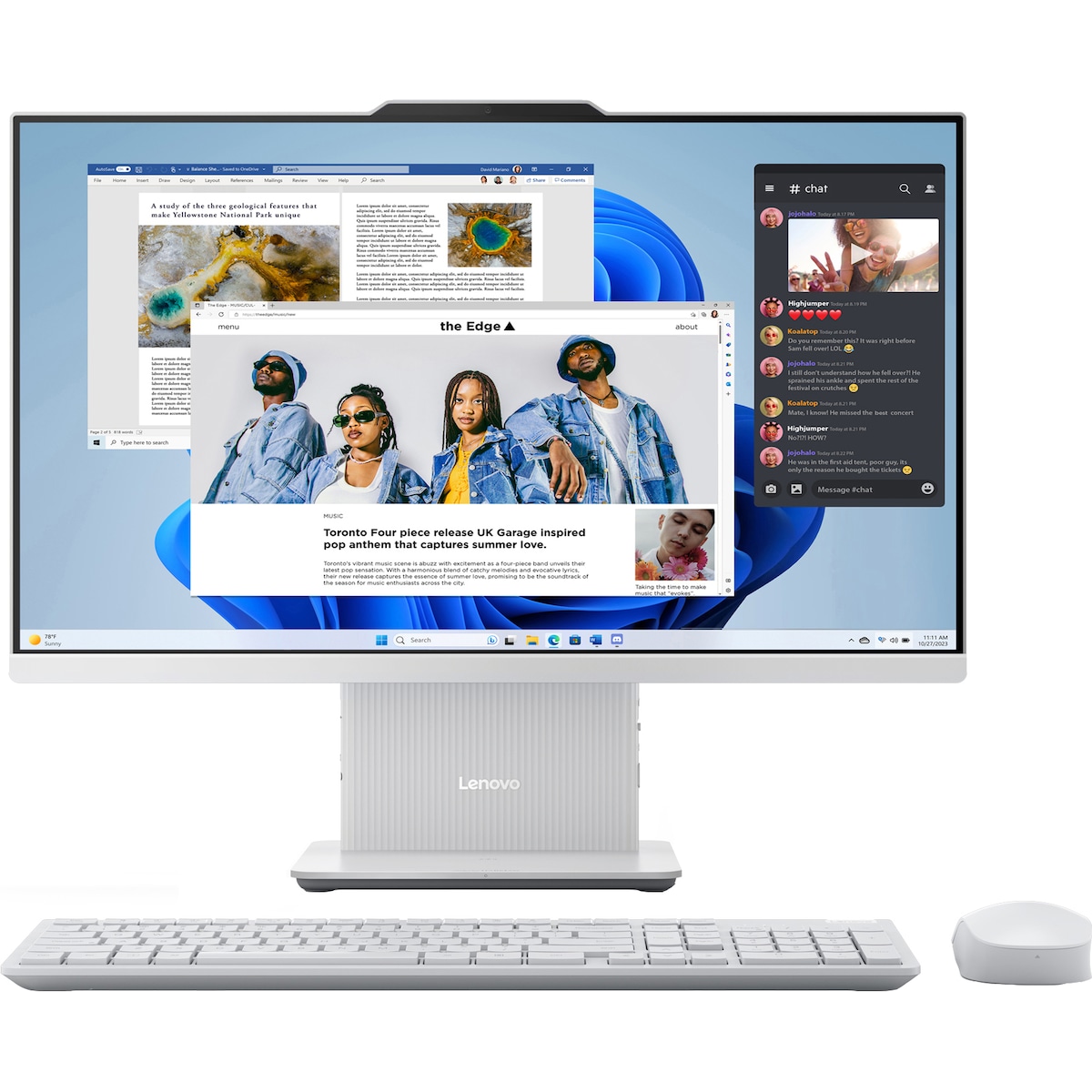 Lenovo IdeaCentre AIO 24IRH9 i5/16/512 24” alt-i-ett stasjonær PC
