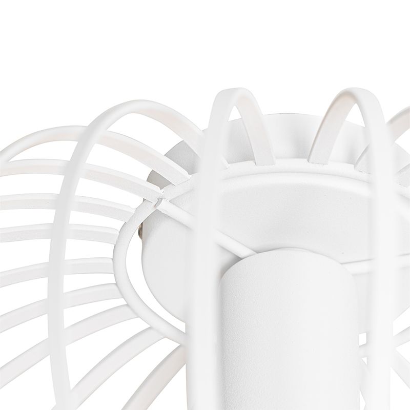 Design plafondlamp wit 30 cm - Johanna