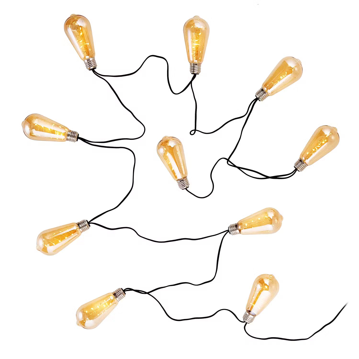 BULB LIGHTS Lichterkette Glühbirne 3er-Set