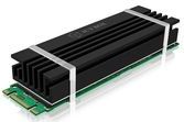 Icy Box - M.2 Koeler - Zwart - Aluminium - Passieve Koeling