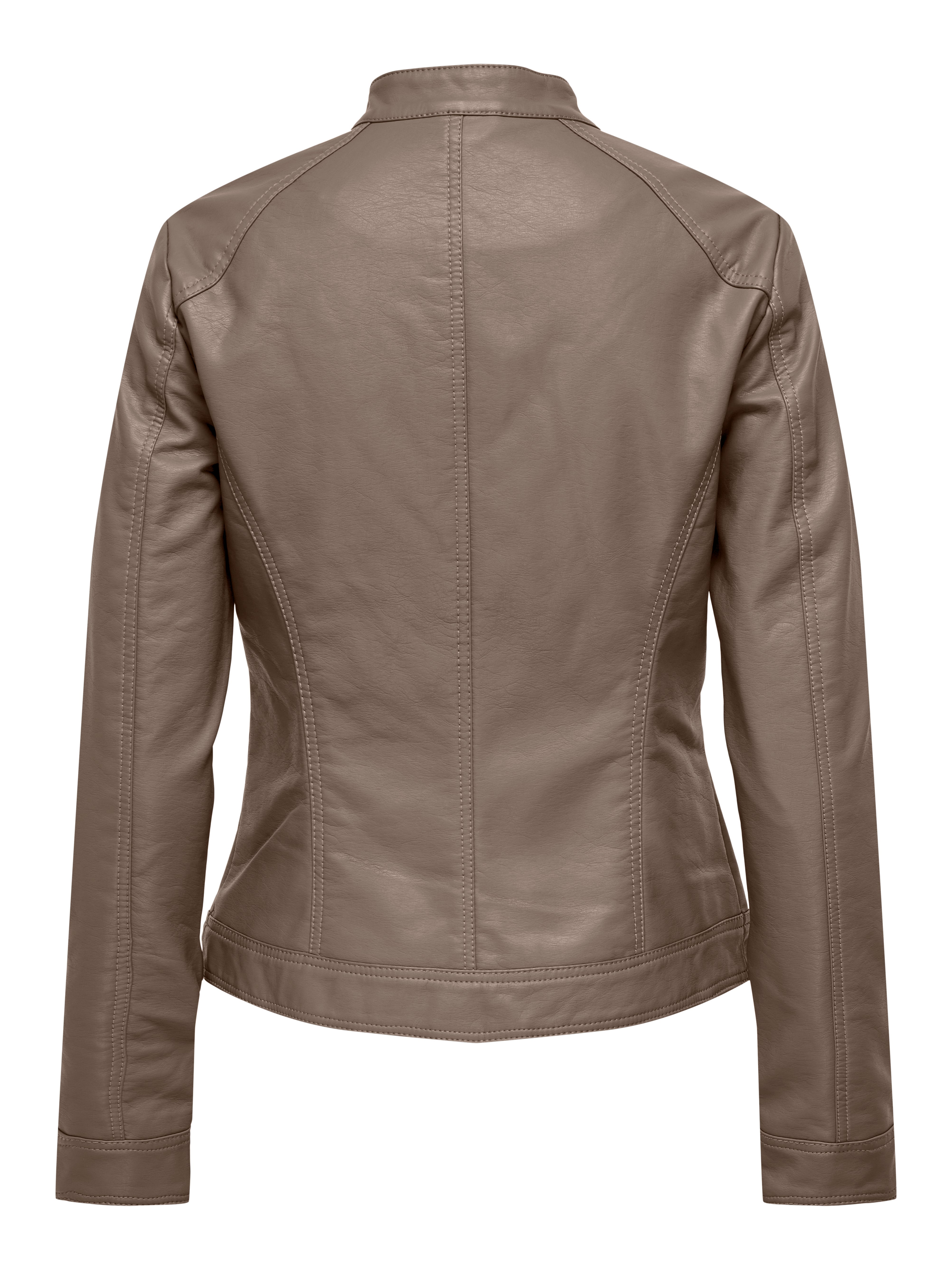 ONLBANDIT Kunstlederjacke Walnut