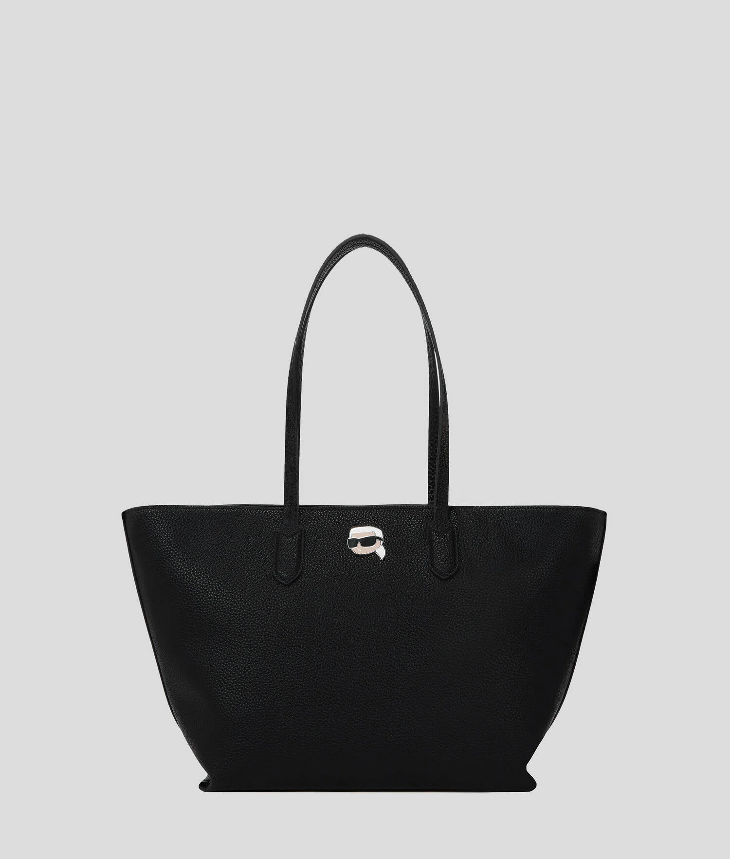 SAC CABAS GRAINÉ IKON - Noir