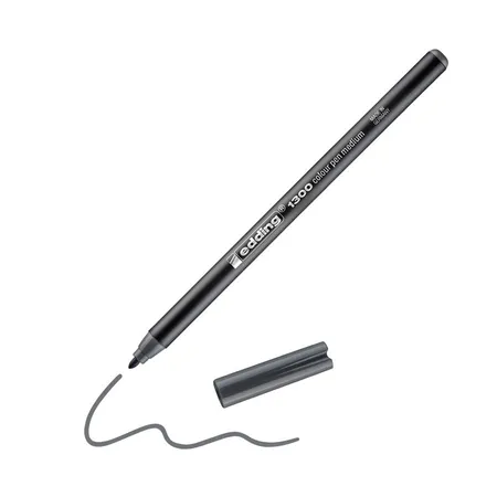 edding 1300 colorpen grau
