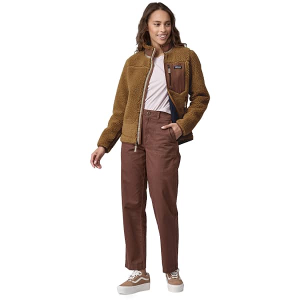 Veste polaire PATAGONIA W'S CLASSIC RETROX JKT NEST BROWN W/DULSE MAUVE