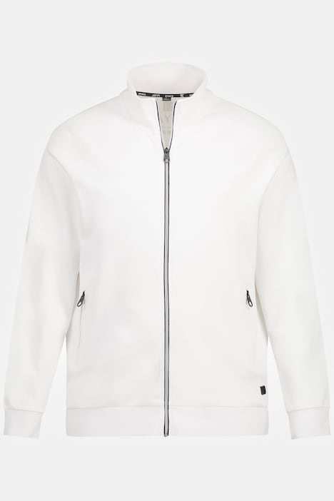 JAY-PI Sweatjacke, Tennis, Stehkragen, Zipper, Raglan-Langarm
