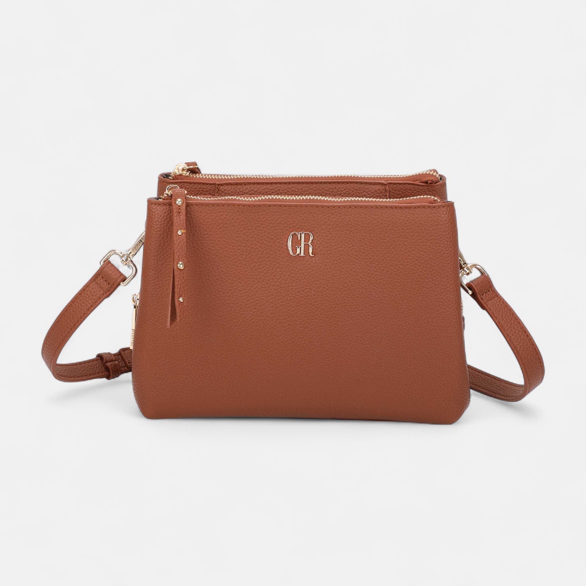 Sac bandoulière cognac