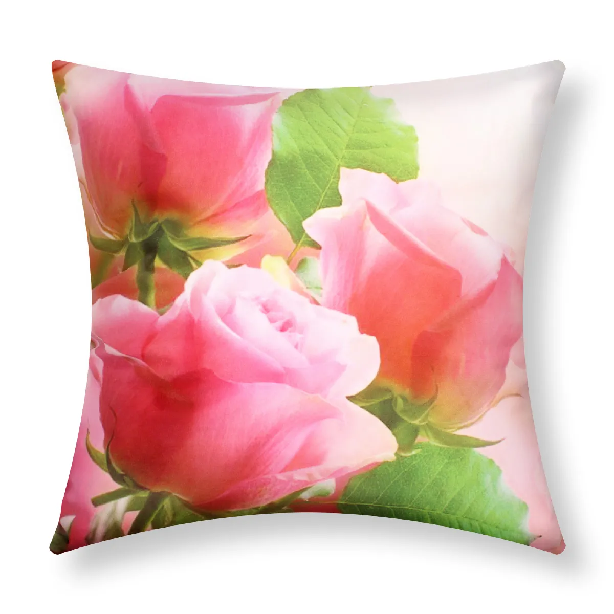 AVIZAR Housses de coussin Motif Bouquet de Rose