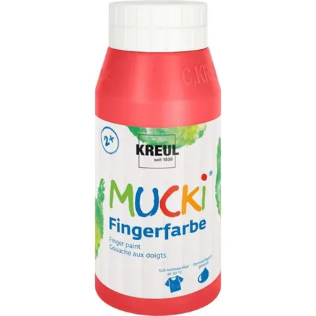 MUCKI Fingerfarbe Rot 750 ml